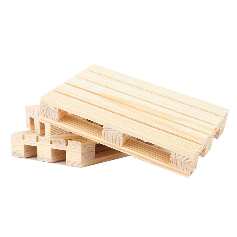 New Mini Wooden Pallet Beverage Coasters Insulation Pad Cup Coaster Pot M.l8