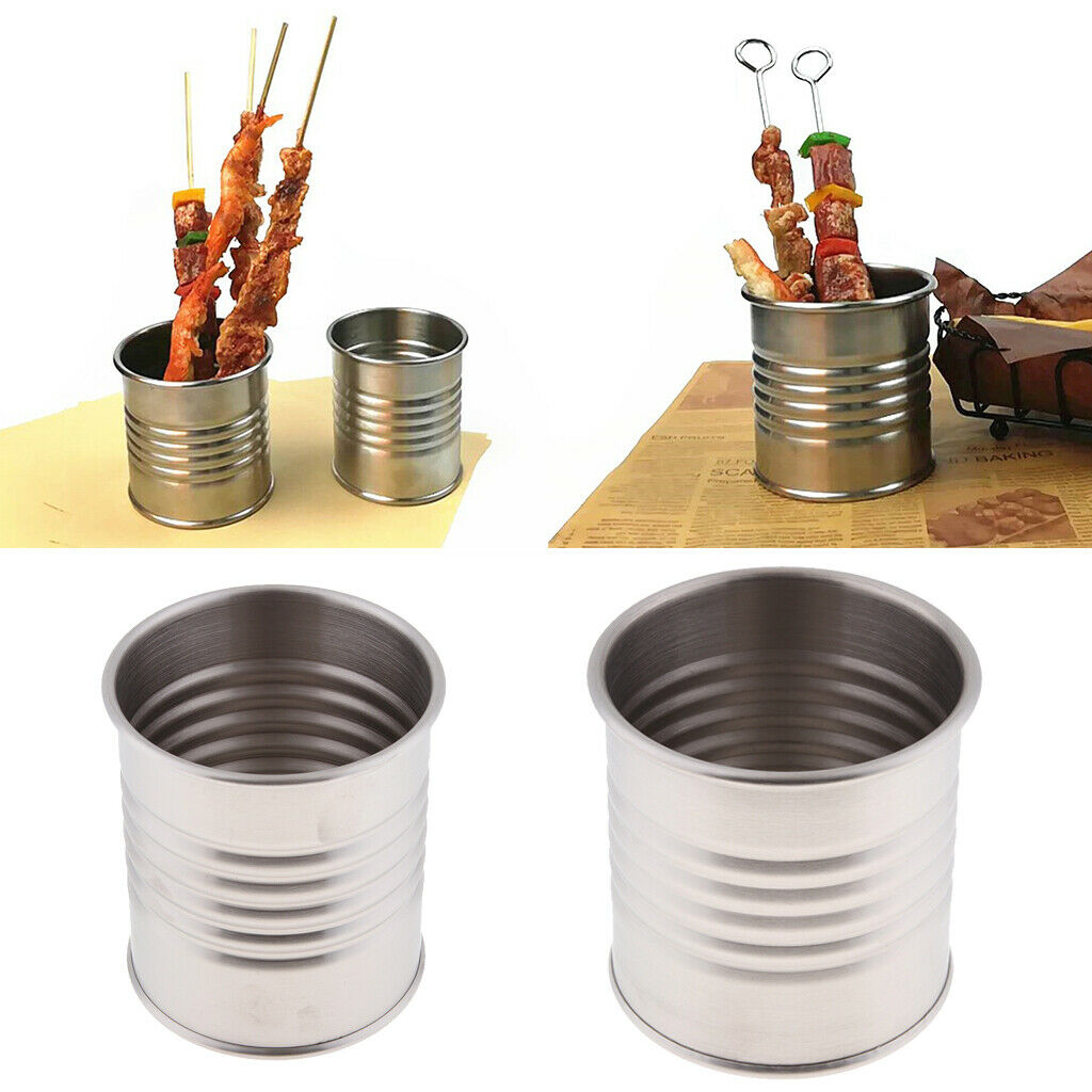 Mini Stainless Steel Metal Bucket Icing Snacks French Fries Tin Pails Small