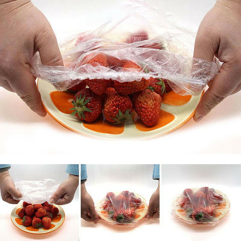 100Pcs Disposable Vest Food Storage Seal Bag Saver Wrap Keep Fresh  foodJ NL