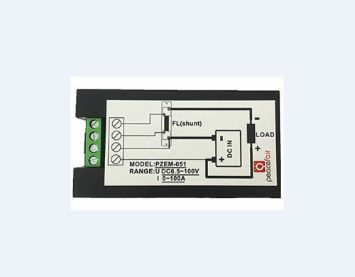 DC 100A LCD Volt Current KWh Watt Panel Power Meter Ammeter Voltmeter Multimeter