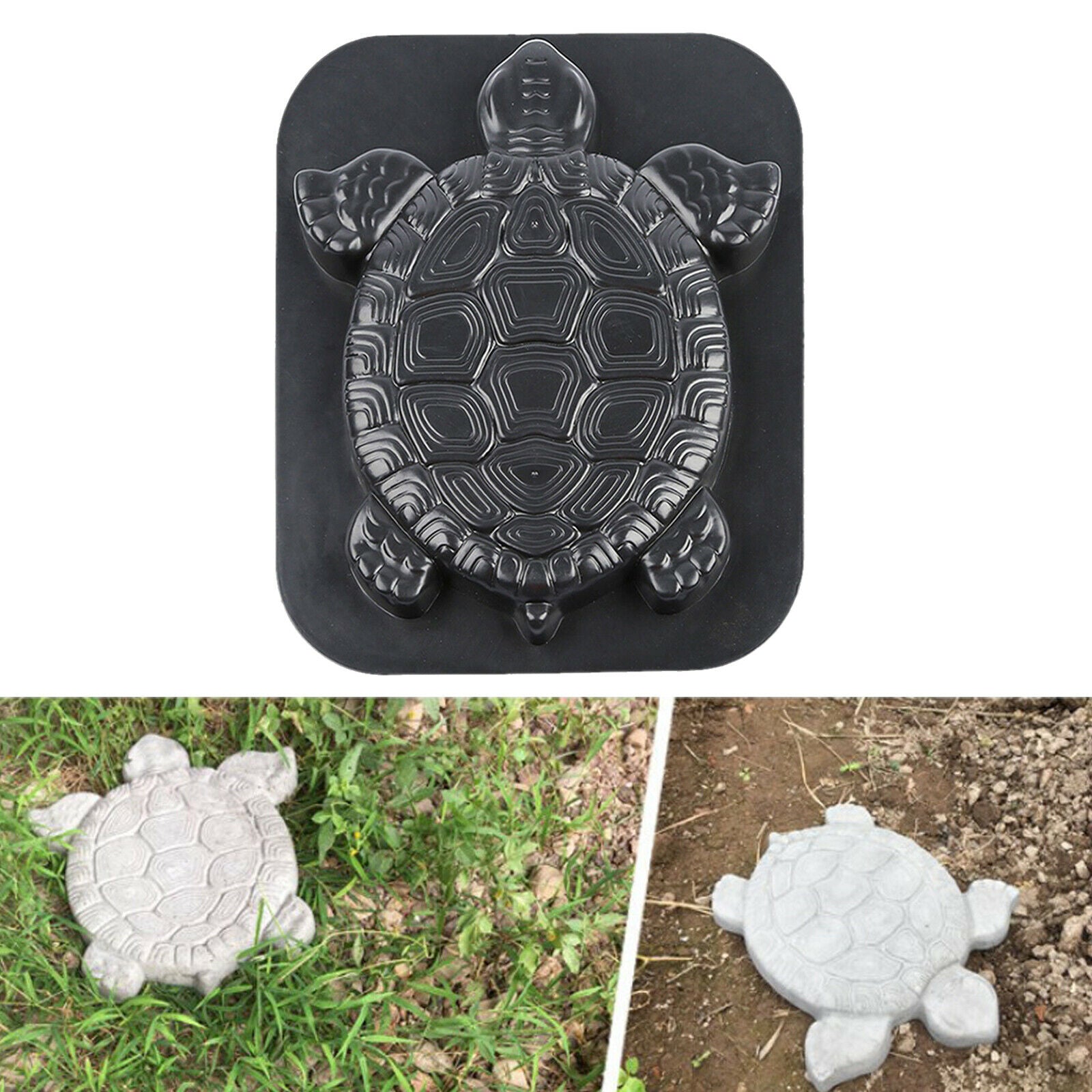 Walk Maker Mold DIY Concrete Garden Turtle Stepping Stone Pavement Paver