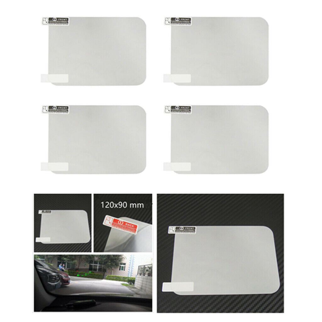4x Replacement HD Head Up Display Reflective Film for Car HUD Phone 120x90mm