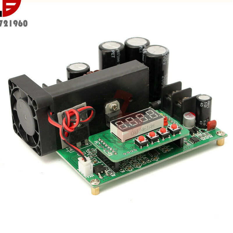 DC-DC BST900W CNC Boost Converter 8V-60V Step-UP 10V-120V Solar Charging CV CC