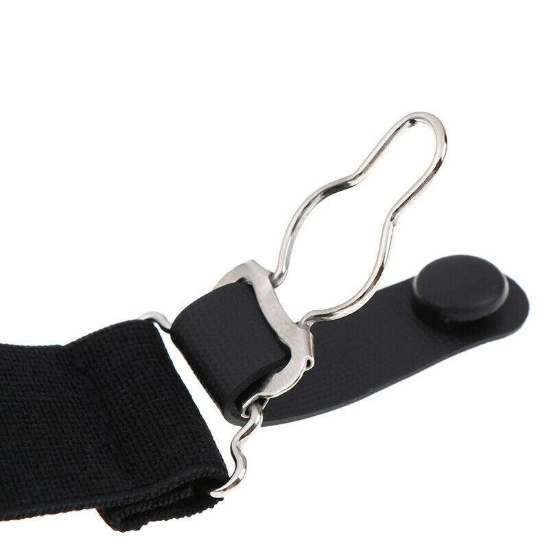 Shirt Stays Garter Belt Suspenders Elastic Shirt HolderAdjustable Sock SuspDEAU