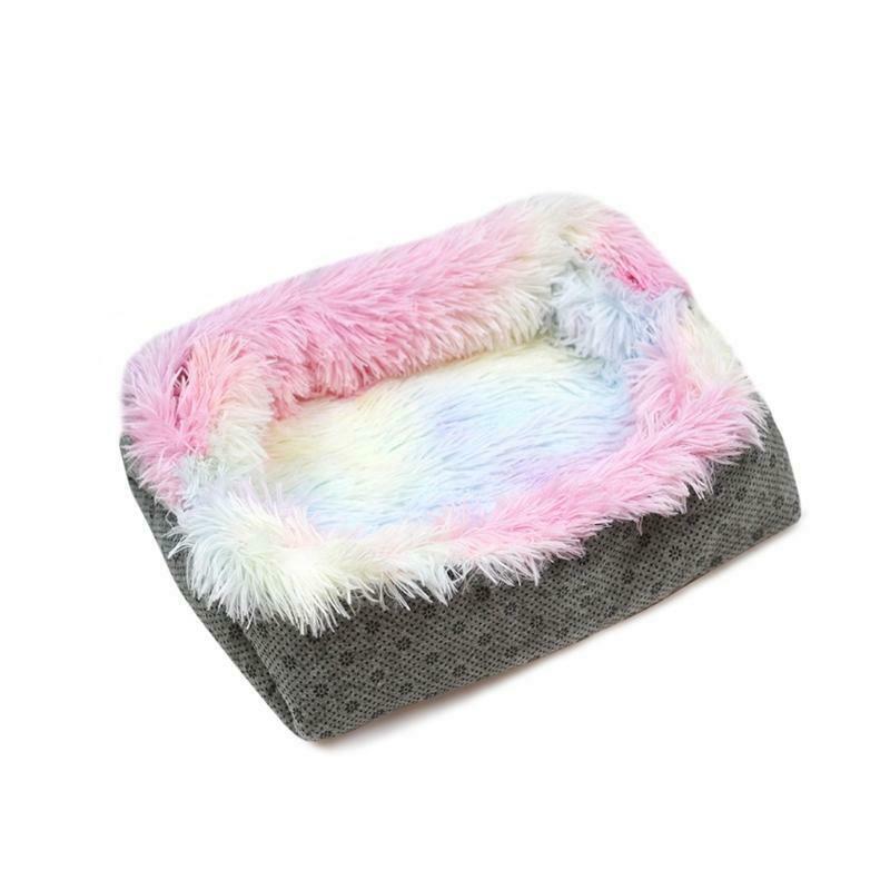2-in-1 Pet Cushion Bed Sleep House Soft Plush Anti Slip Puppy Dog Cat Kitty Mat