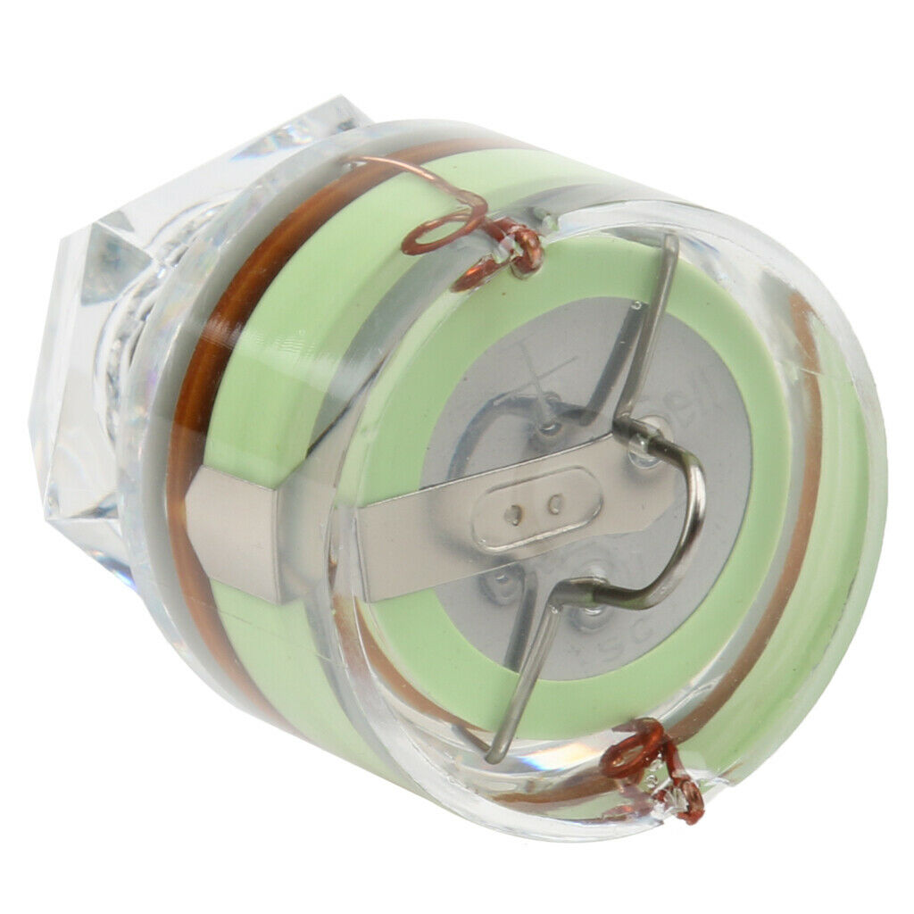2PCS LED Deep Drop White and Green Underwater Fishing Flashing Light Squid