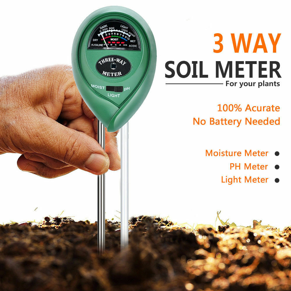 3 in1*Soil Tester Water PH Moisture Light Test Meter Kit For Garden Plant' Wn