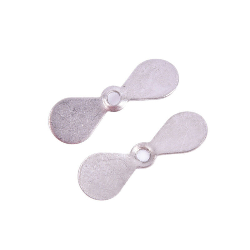 10pcs Stainelss Steel Propeller Blade for Fishing Lure / Popper / Spinner B BR