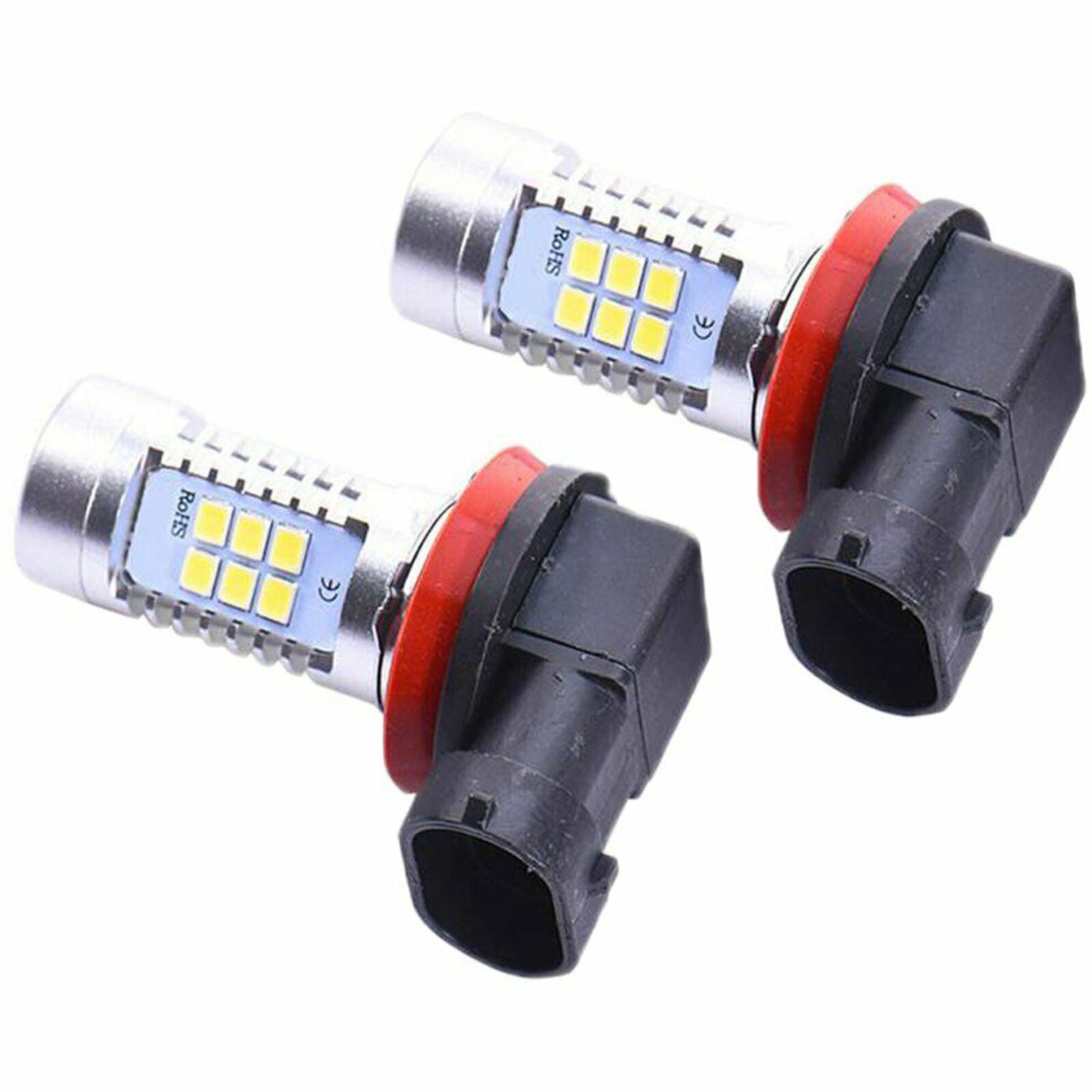 2X LED Fog Light Bulb H8 H9 H11 Fog Light Bulb 6000K White High Power 200W Lamps
