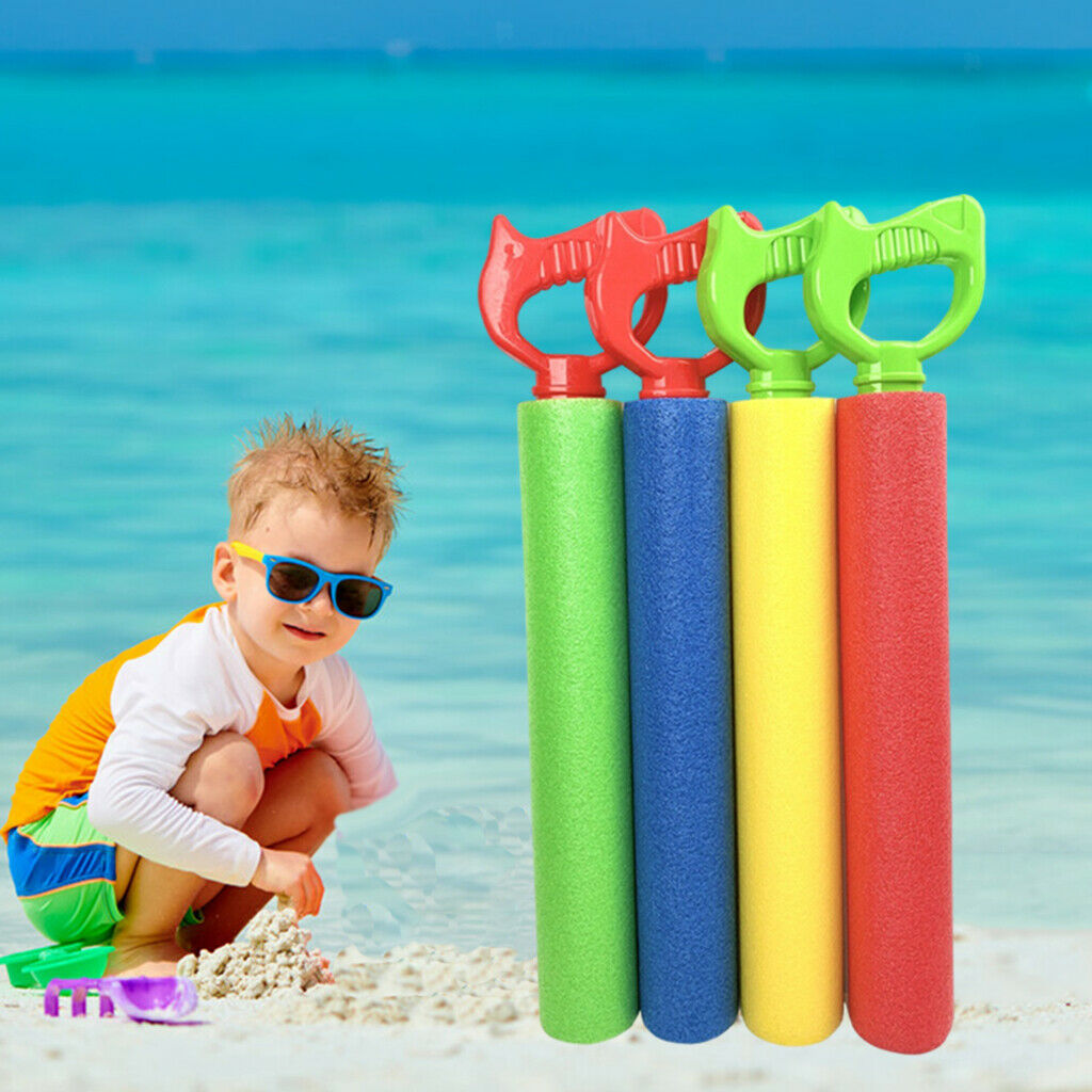 4/Set Foam Water Guns Pool Garden Backyard Water Play Sand Toys for Toddlers