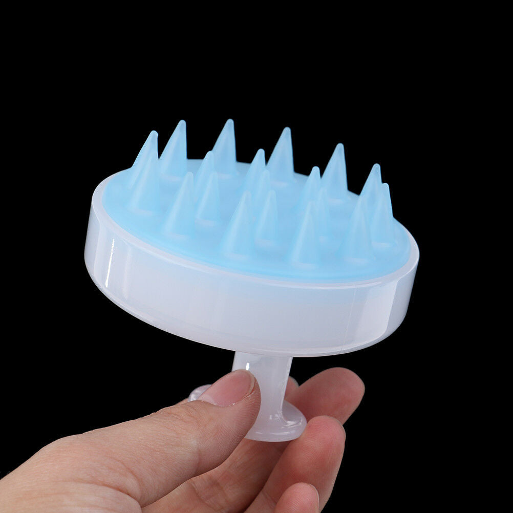 Shampoo Comb Silicone Teeth Hair Scalp Soft  Brush Hair Washing Comb Massa.l8