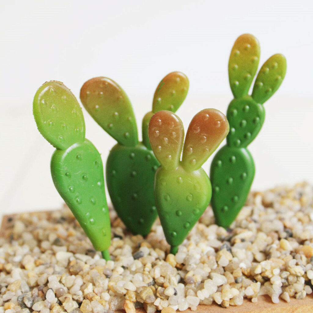 Faux Cactus Plants Artificial Plastic Succulent Flower Home Decor DIY #4