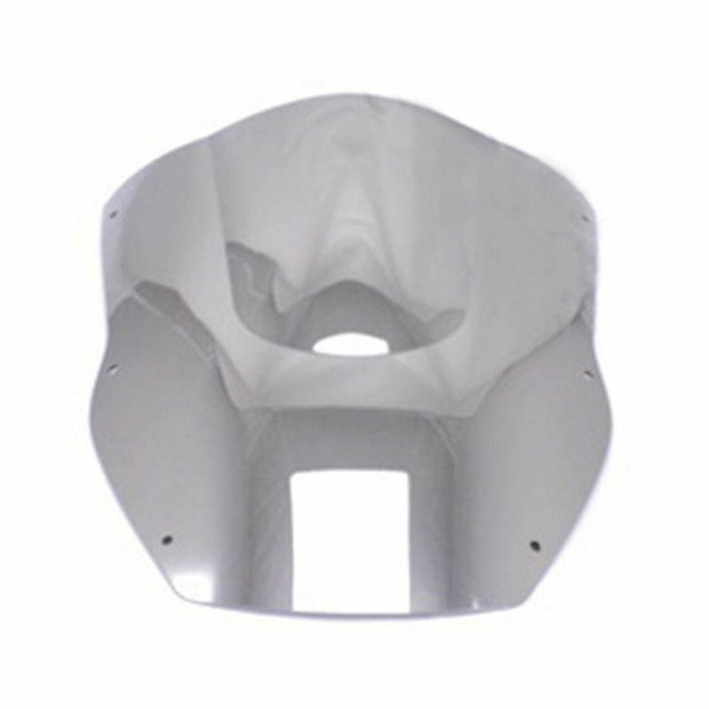 Chrome Motor Double Bubble Windshield for Kawasaki Ninja ZX12R ZX 12R 2000-2001