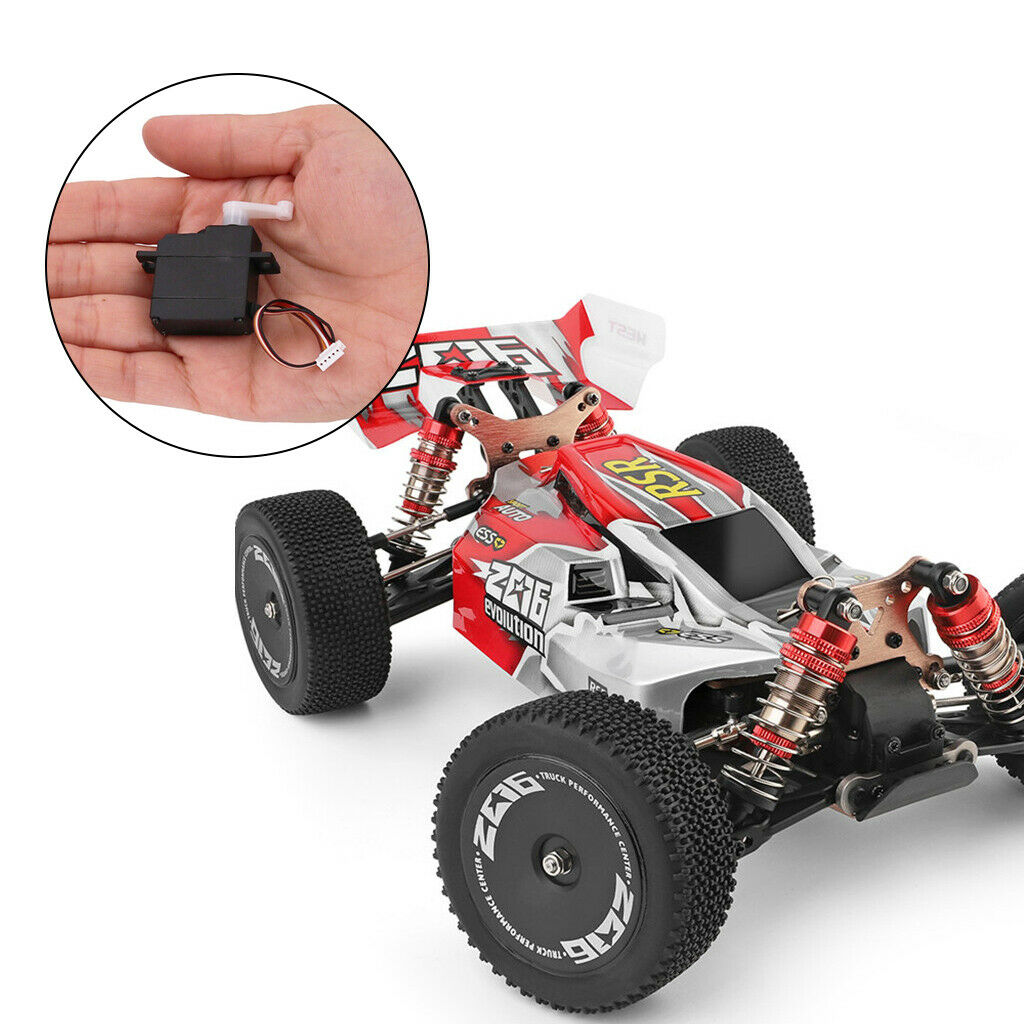 Plastic Gear Servo Servo Steering Gear Replaces for 124019 RC Car Parts