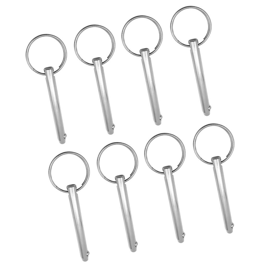 8 X Quick Release Bimini Top Assembly Jaw Slide Cover Hinge Pin Length: Approx.