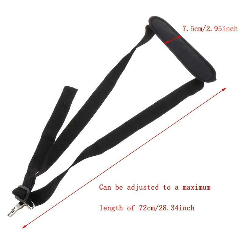 Strap Nylon Single Strimmer Shoulder Harness Strap  Quick Release  Black