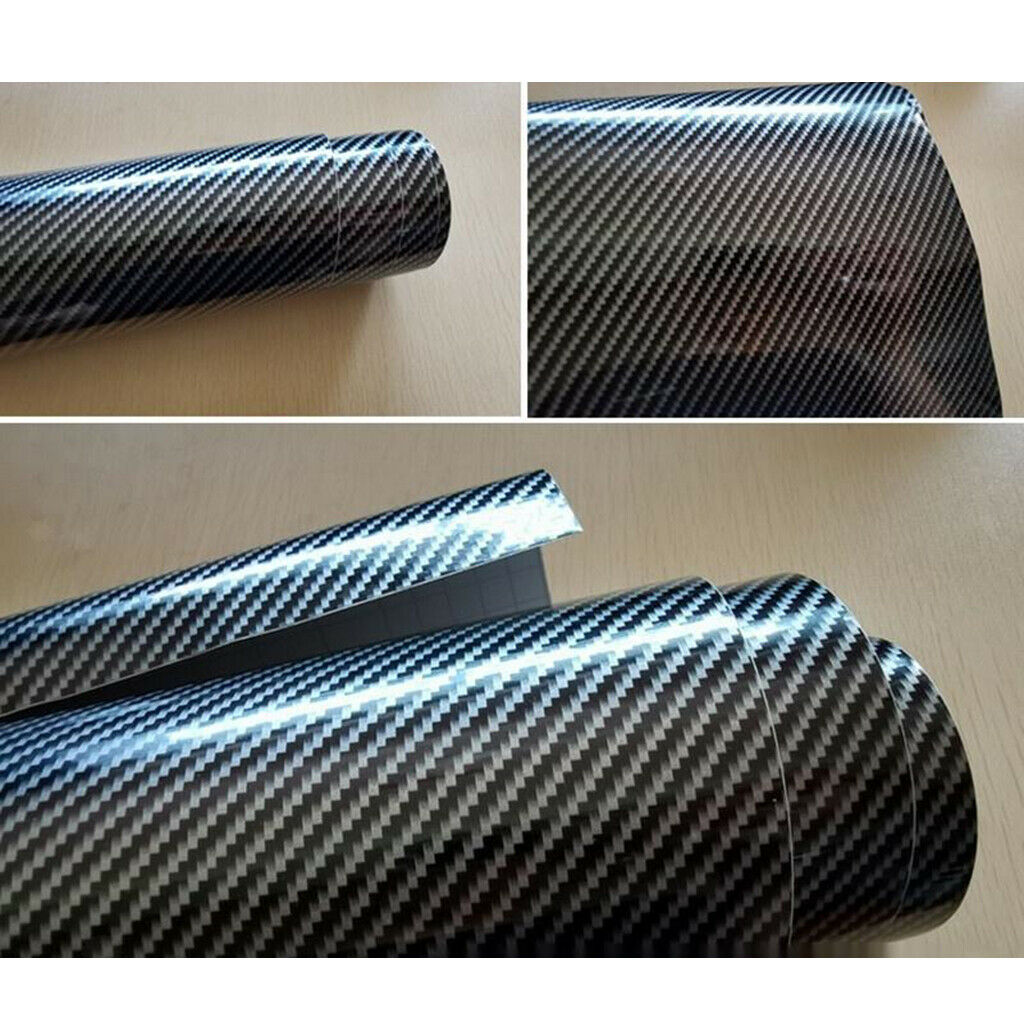 Carbon Fiber Vinyl Film Car Interior Wrap Stickers Decoration 30x150CM 7D