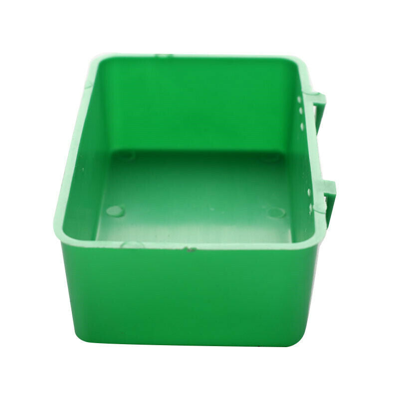 Multifunction Creative Green Food Tray Parrot Bathtub Animal Cage Shower .l8