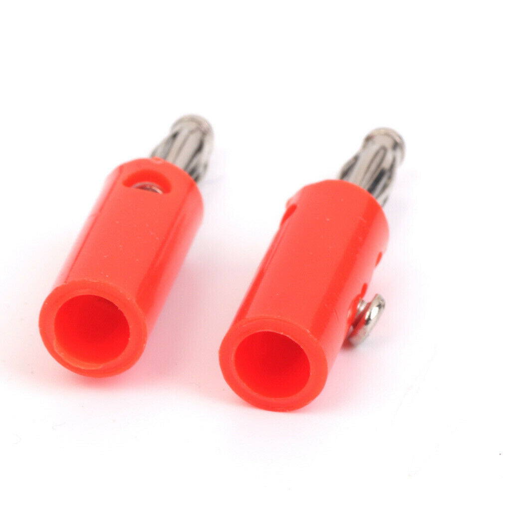 4mm Insulated Banana Plugs   Connector 10Pcs