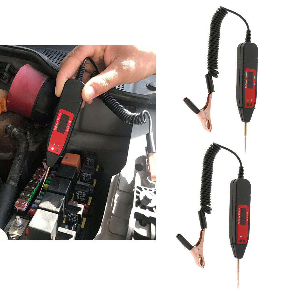 2x Car Truck Electric 5-36V Circuit Tester Diagnostic Pen with Testing Probe