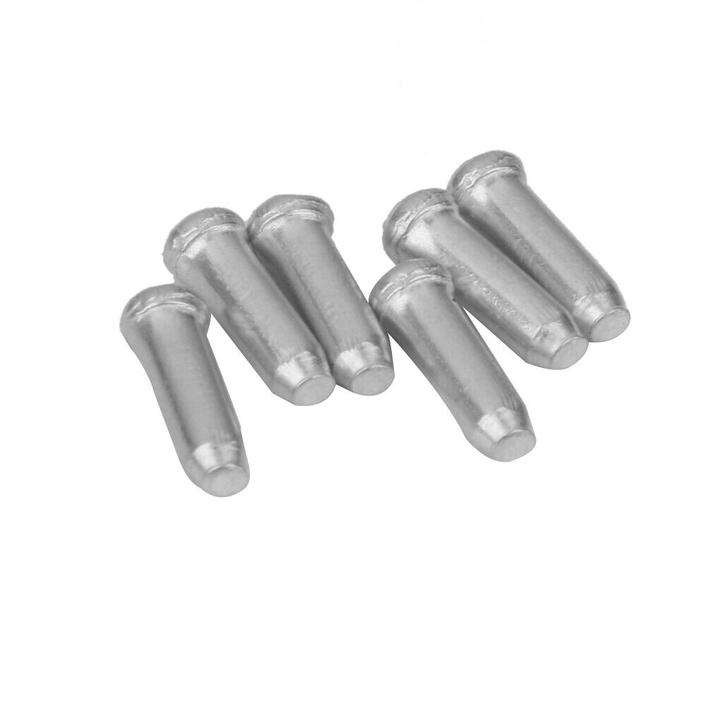 100Pcs Premium 10mm Bike Cable End Caps Bicycle Derailleur Ends Brake Crimps