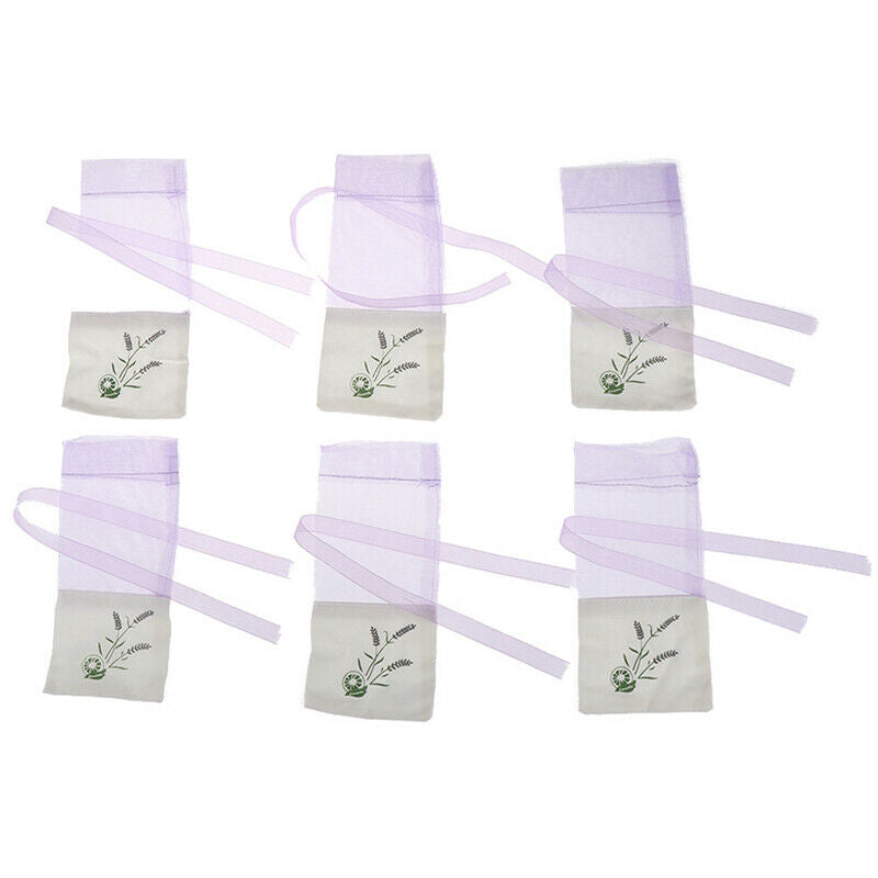 Beautiful 6pcs Sachets Flower Printing Empty Lavender Fragrance Sachet Ba.l8