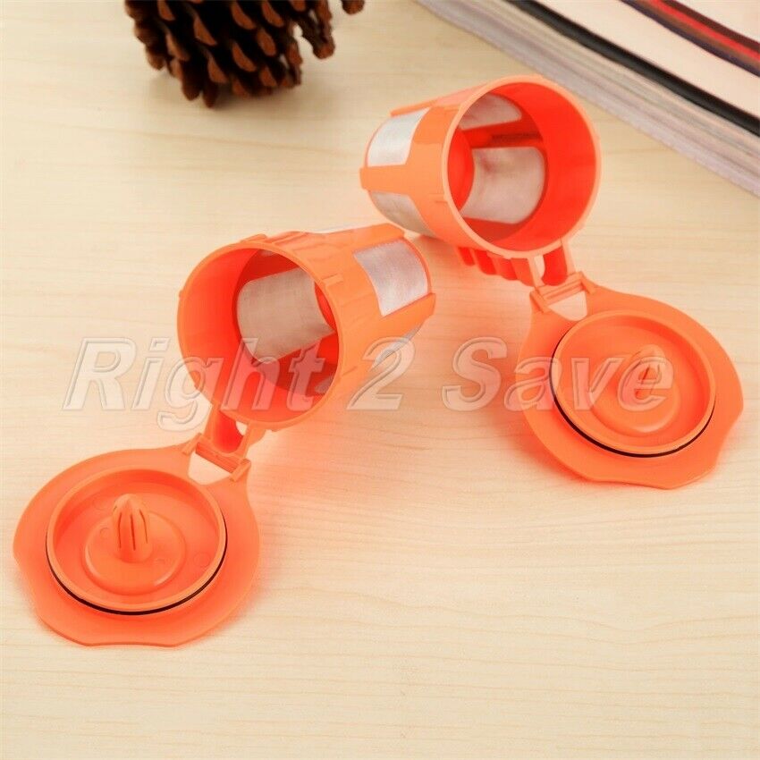 2x Reusable Kitchen K-Carafe Orange Coffee Filters Pods Cup For Keurig i Cafilas
