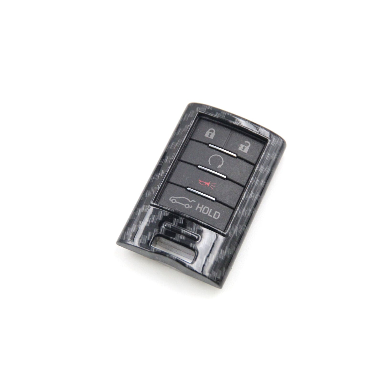 Carbon Fiber Car Key Fob Cover Case Shell For Cadillac DTS CTS SRX ATS Corvette