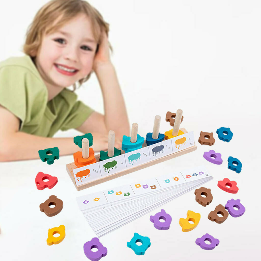 Wooden Toys Alphabets Size Sorting Games for Sorting Box Kids