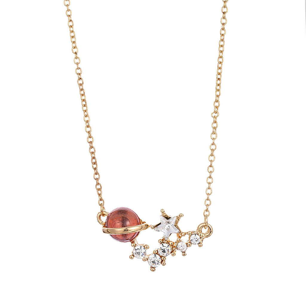 Charm Golden Drill Star Pendants Banquet Lady Dating Jewelry Birthday Gifts