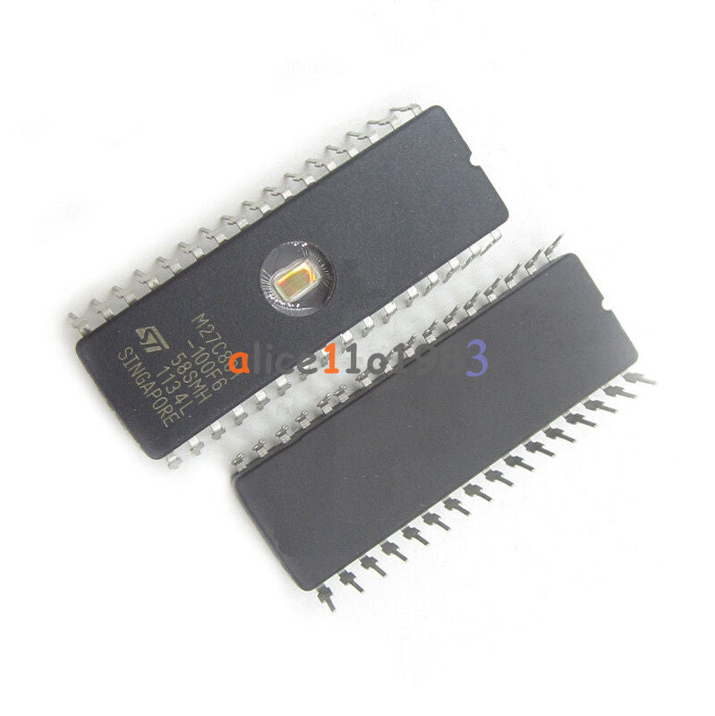 10PCS M27C801-100F1 27C801 ST IC EPROM 8MBIT 100NS 32CDIP New