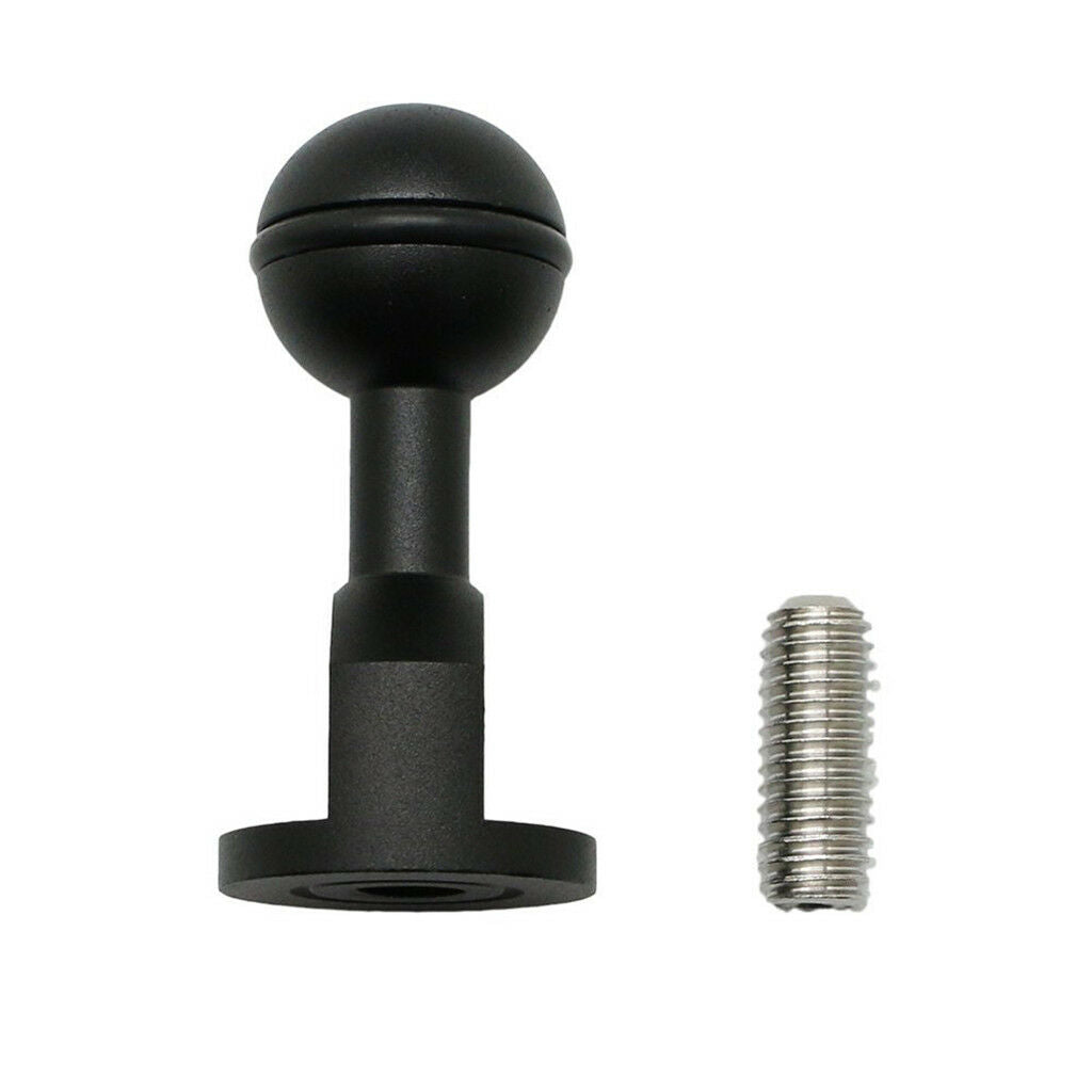 3/8-16 Stud to 1" Ball Adapter For Underwater Camera Arm Diving Photograph