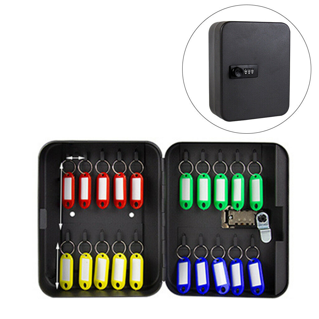 Wall Mounted Password Key Box Digital Code Lock Put 20pcs Keys Key Cabinet Key