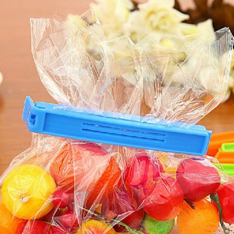 10Pcs Kitchen Storage Food Snack Seal Sealing Bag Clips Sealer Clamp Plastic Too