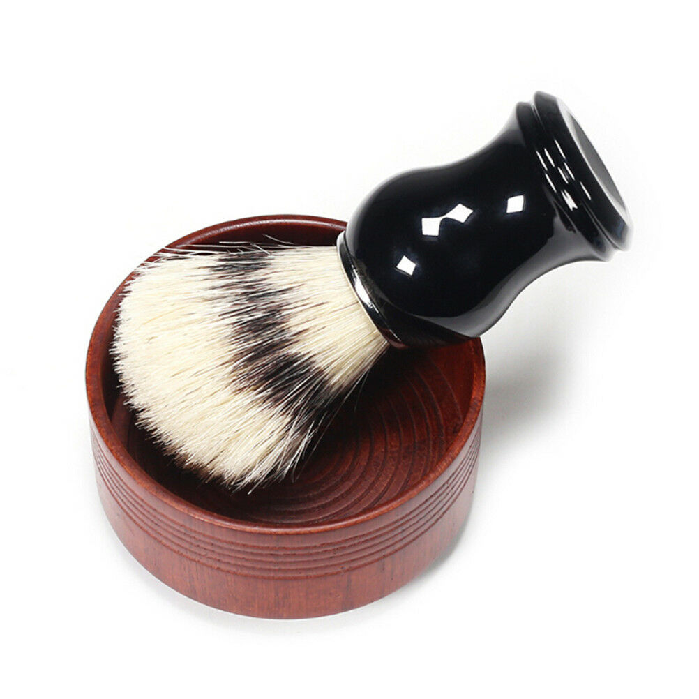1XMen Shaving Bear Brush Best Badger Hair Shave Wood Handle Razor Barber .l8