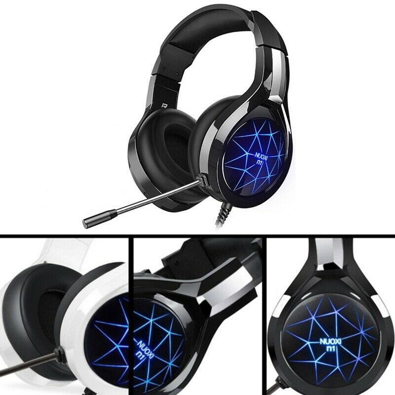 N1 Headset Desktop Gaming Game Student Audio Wired Microphone Computer HeadsS7L8