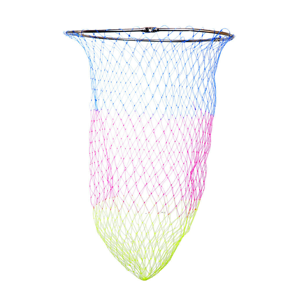 2x Colorful Landing Net Floating Carp Spoon Net Head With Universal Thread