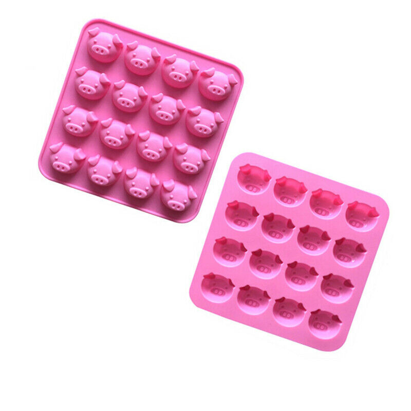 Pig Silicone Mold Cake Chocolate Fondant Mould DIY Cake Decorating Too.l8