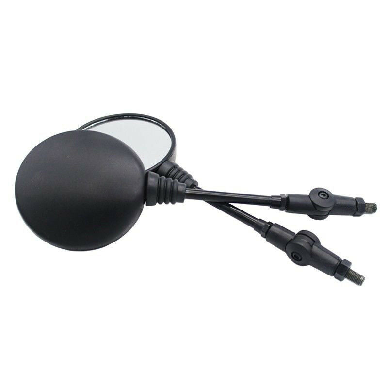Universal Motorcycle Scooter Bikes Folding Rear View Mirror 10mm 8mm Thread Kit