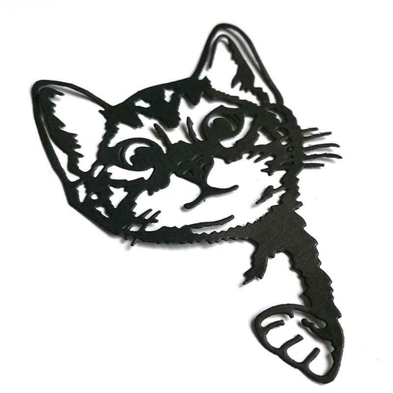 Cat Metal Cutting Dies Stencil Scrapbooking DIY Album Stamp Paper Card Mold