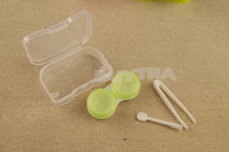 Eye Care Kit Portable Storage Contact Lens Case Box Holder Container Tweez.l8