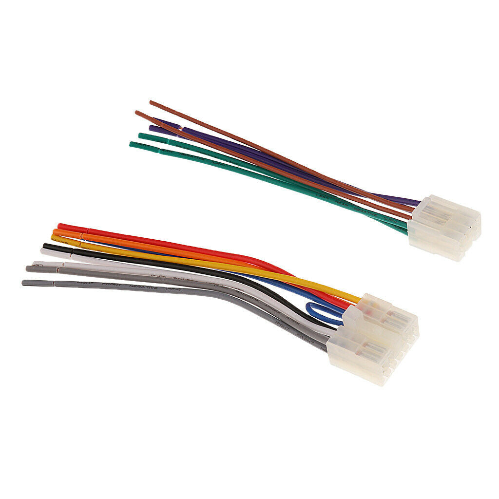 Wire Car Radio Adapter Bundle Audio Cables 10pin + 6pin for