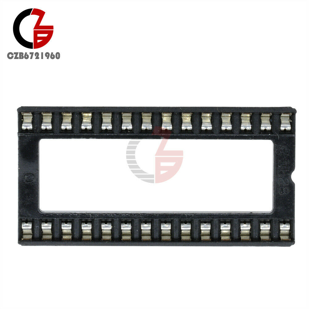 20Pcs Newest 28 pin DIP IC sockets Adaptor Wide Type Socket Pitch Dual Wipe