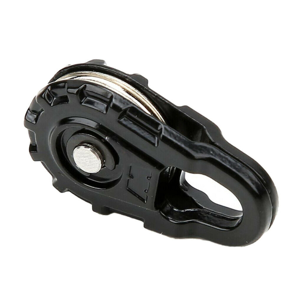 2x Metal Winch Tow Rope Snatch Block Black 1/10 RC Car Vehicle Crawler Parts