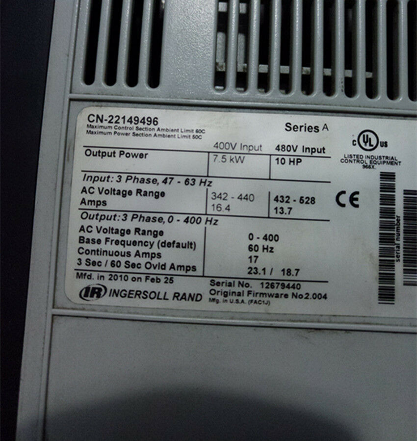 1PC AB Allen Bradley CN-22149496 7.5KW Good  (No Panel & Motherboard)