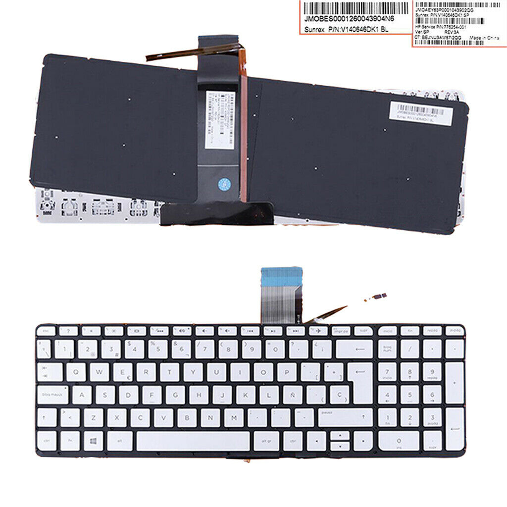 Laptop Backlit Keyboard Computer Keyboard Assembly For  ENVY 15-U000
