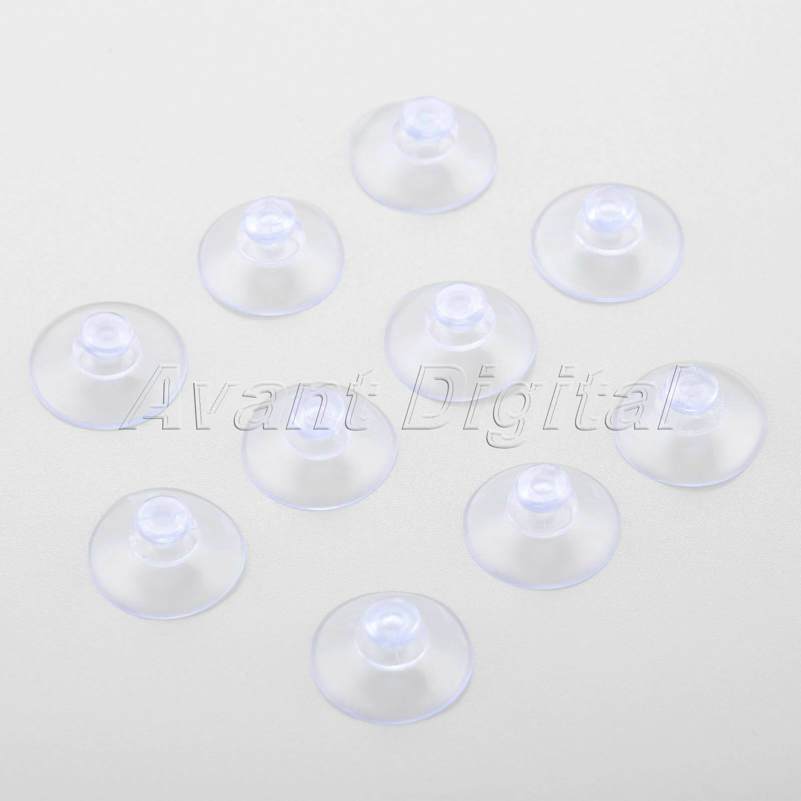 100Pcs Clear Vacuum Suction Hooks Transparent Cup Window Kitchen Hanging Hook