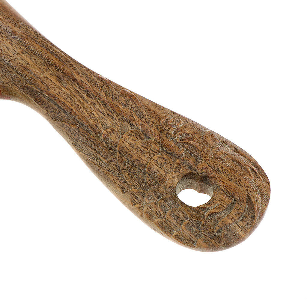 Natural Fine/Wide Tooth Sandalwood Comb w/ Wooden Handle Unisex Wide Tooth