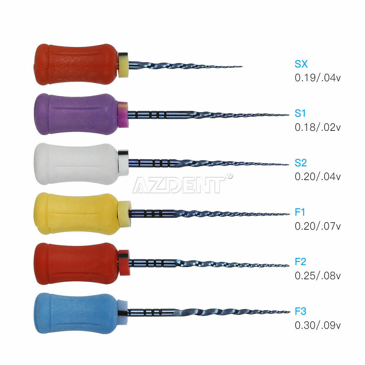 5*Dental Endodontic NiTi Hand Use Heat Activated Rotary File Root Canal Treatmet