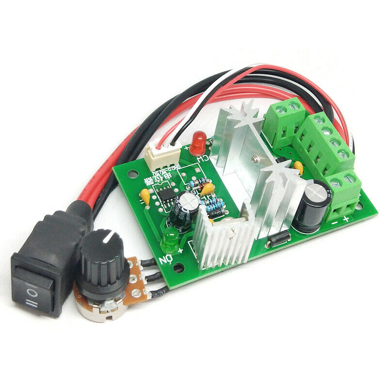6V 12V 24V 10A PWM DC Motor Speed Controller Reversible CW CCW Regulator SwiBDA